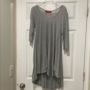 Gray Women's Tunic Top